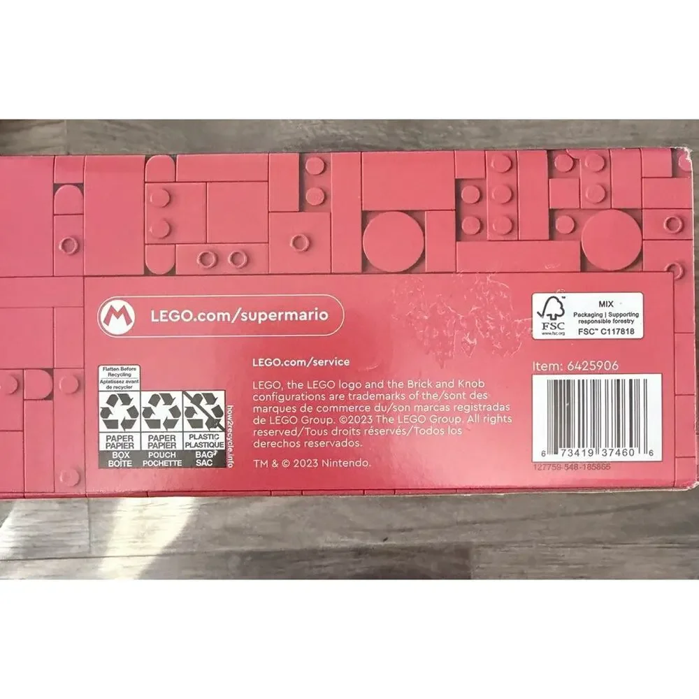 Super Mario Piranha Plant Legos Brand New In Box 71365 Building Toy - Picture 5 of 5